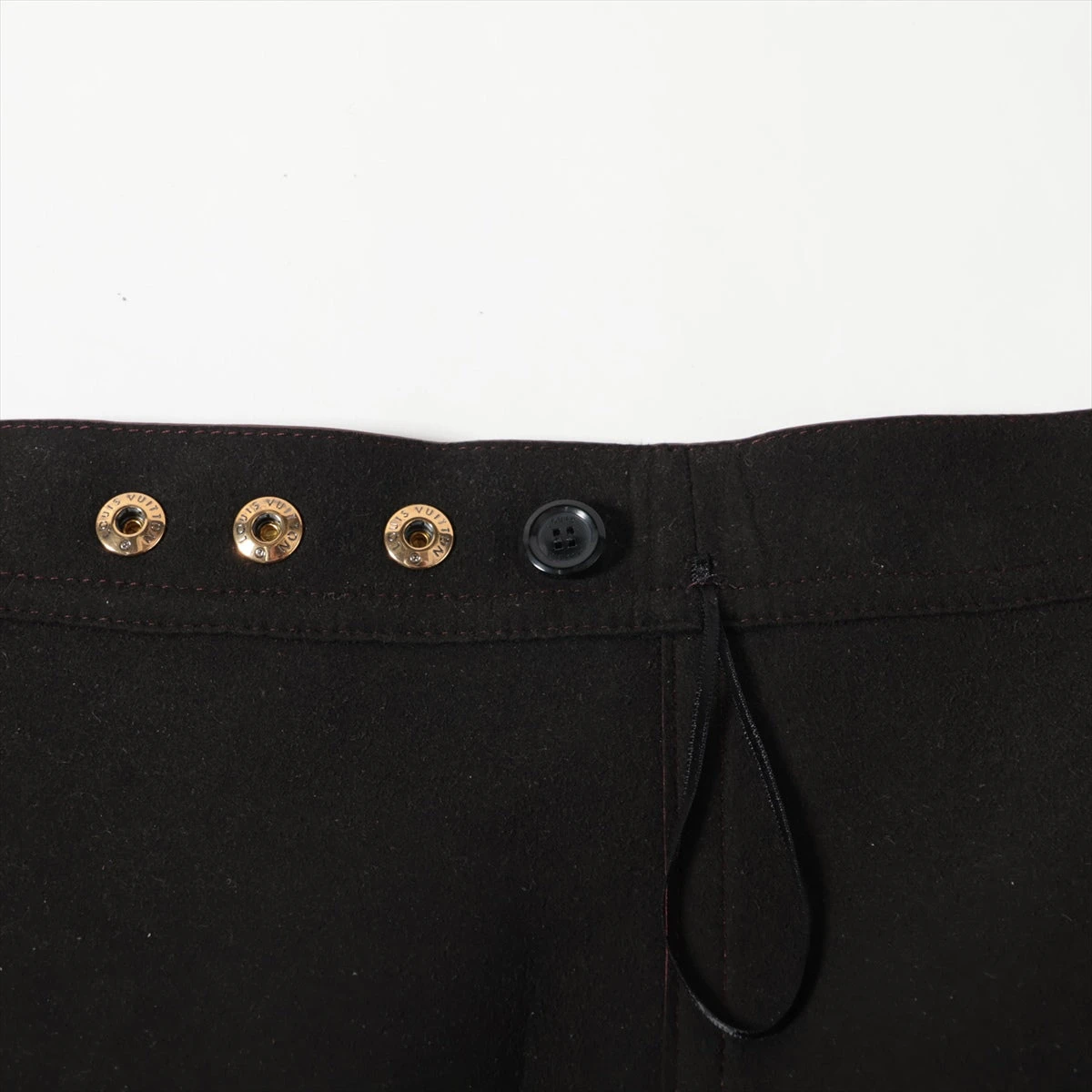 ヴィトン レザー スカート 34 レディース ボルドー FJLS03H0Q