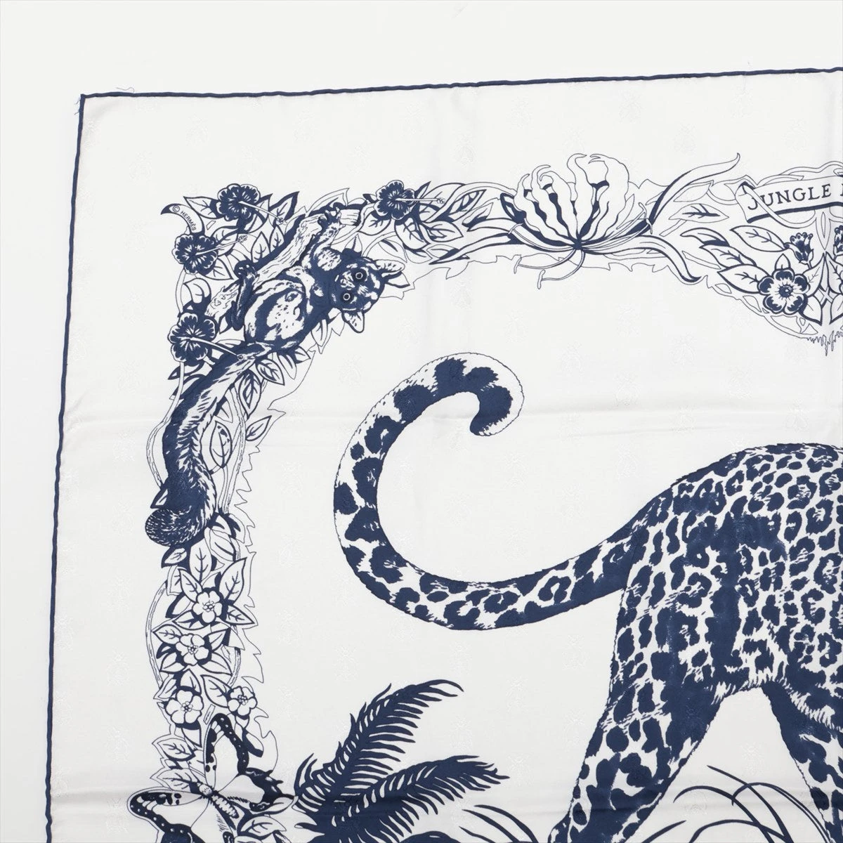 エルメス カレ90 JUNGLE LOVE ジャングルラブ スカーフ シルク
