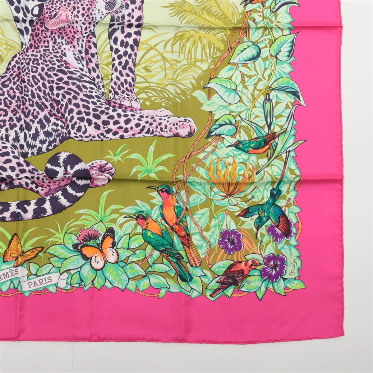 エルメス カレ90 JUNGLE LOVE ジャングルラブ スカーフ シルク