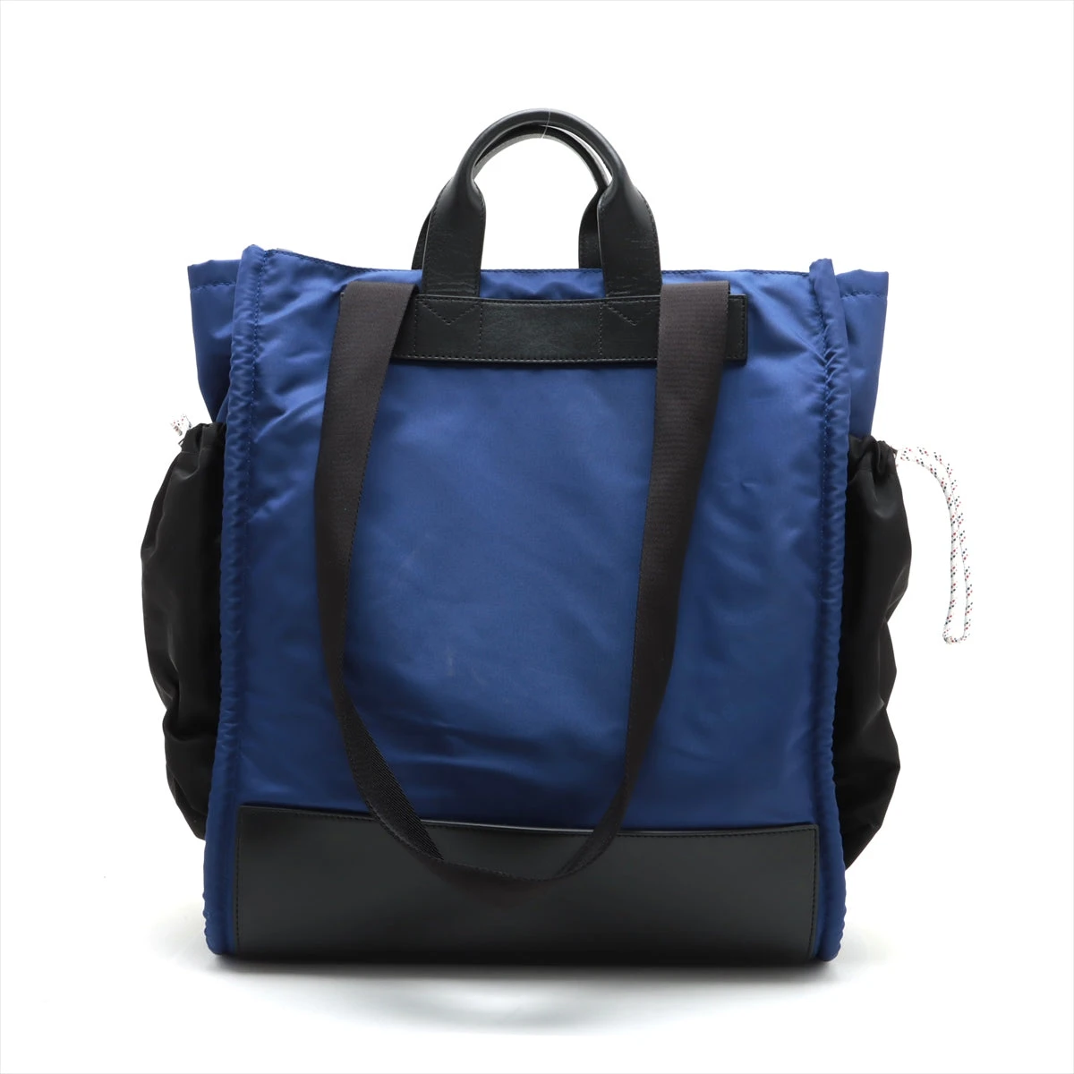レア 美品 モンクレール レザー ナイロントートバッグ 2way 大容量 15 5万新品本物モンクレール MONCLER ナイロン×レザートート