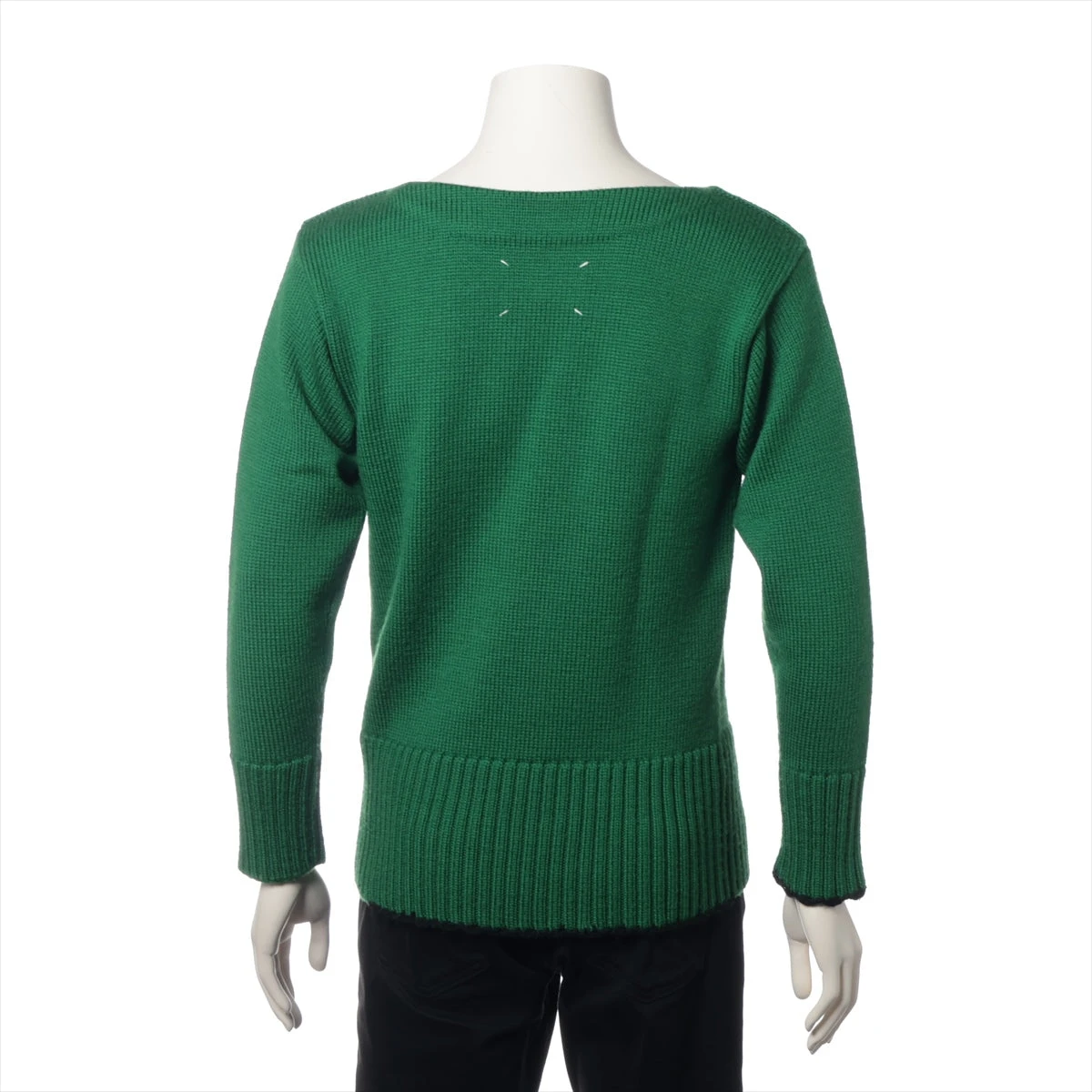 メゾンマルジェラ 21AW ウール ニット L メンズ グリーン S50GP0257 10
