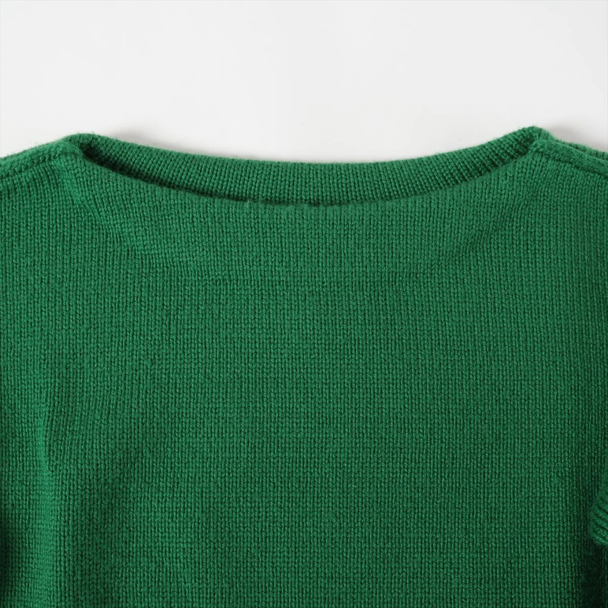 未使用品 メゾンマルジェラ Maison Margiela 21AW ボートネック ニット Knitwear XL S050-MM MALE RTW AVP XL 緑 グリーン S50GP0257■GY33 21AW ボートネック ニット Knitwear XL S050-MM MALE RTW AVP XL