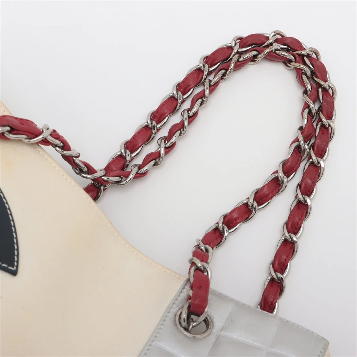 シャネル　No5 チョコバー　チェーン　トートバッグ　ママバッグ　ココマーク CHANEL シャネル バッグ No.5 チョコバー チェーン トートバッグ