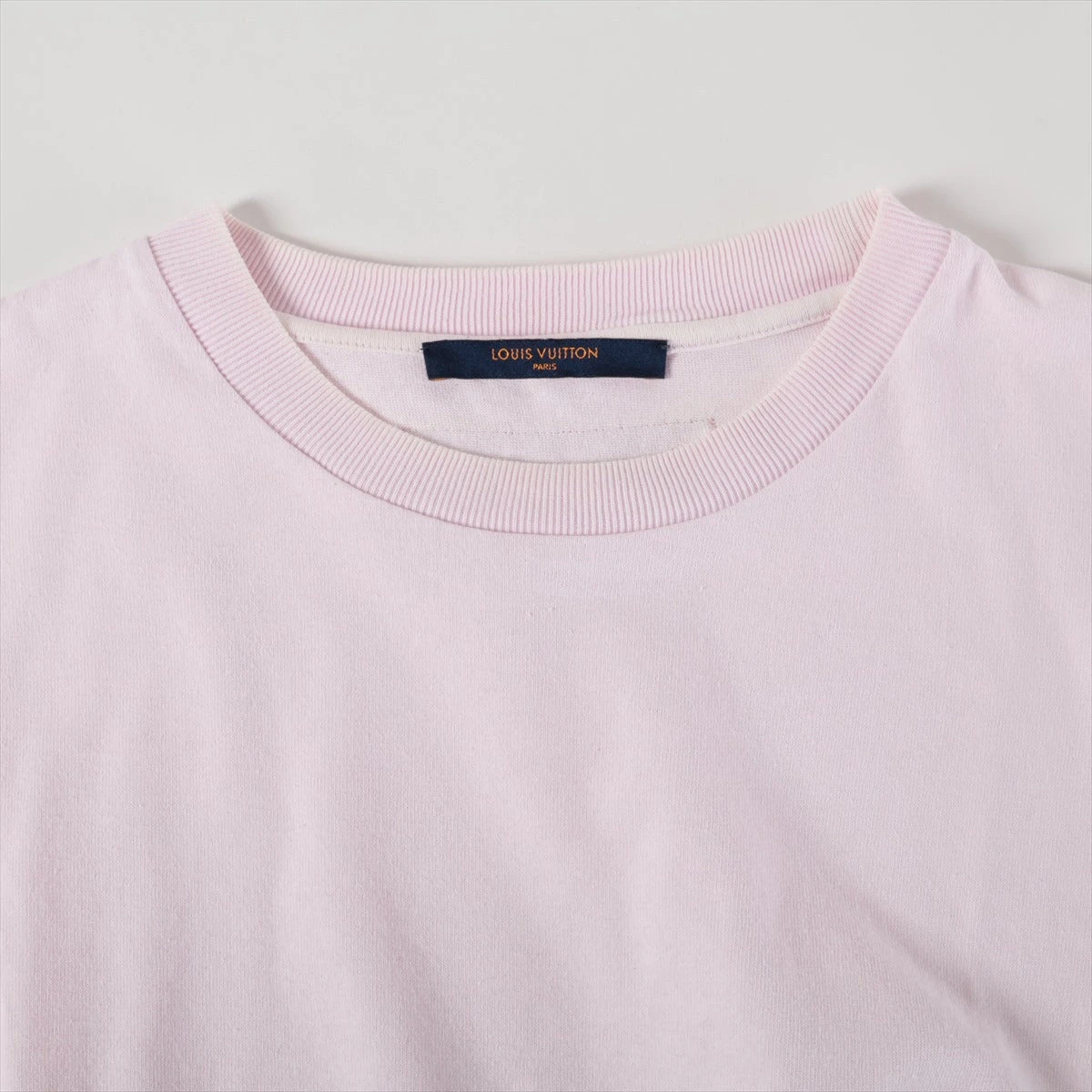 ヴィトン 20SS コットン Tシャツ S メンズ ピンク RM201 インサイド 