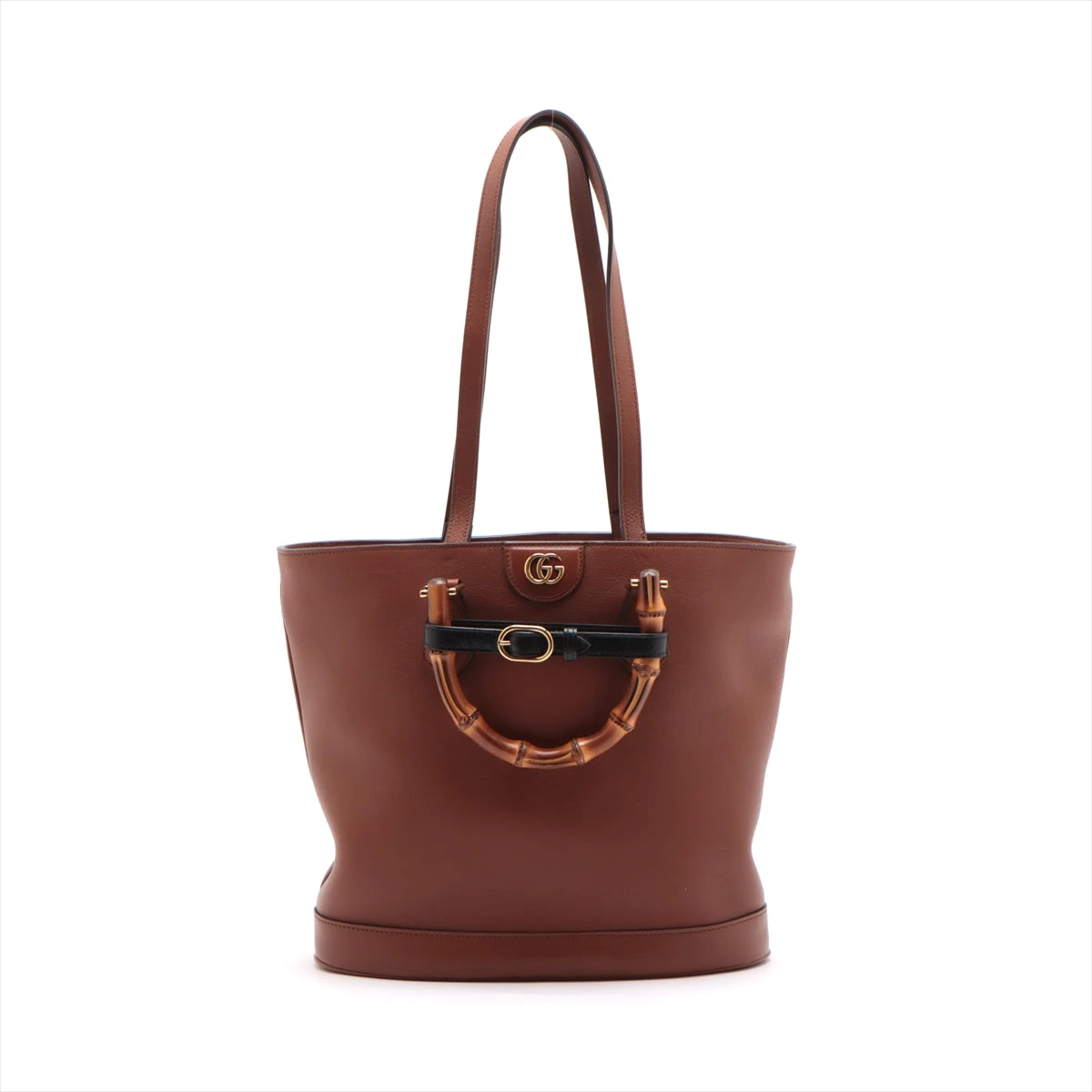 極美品】GUCCI トートバッグ ダイアナ バンブー レザー