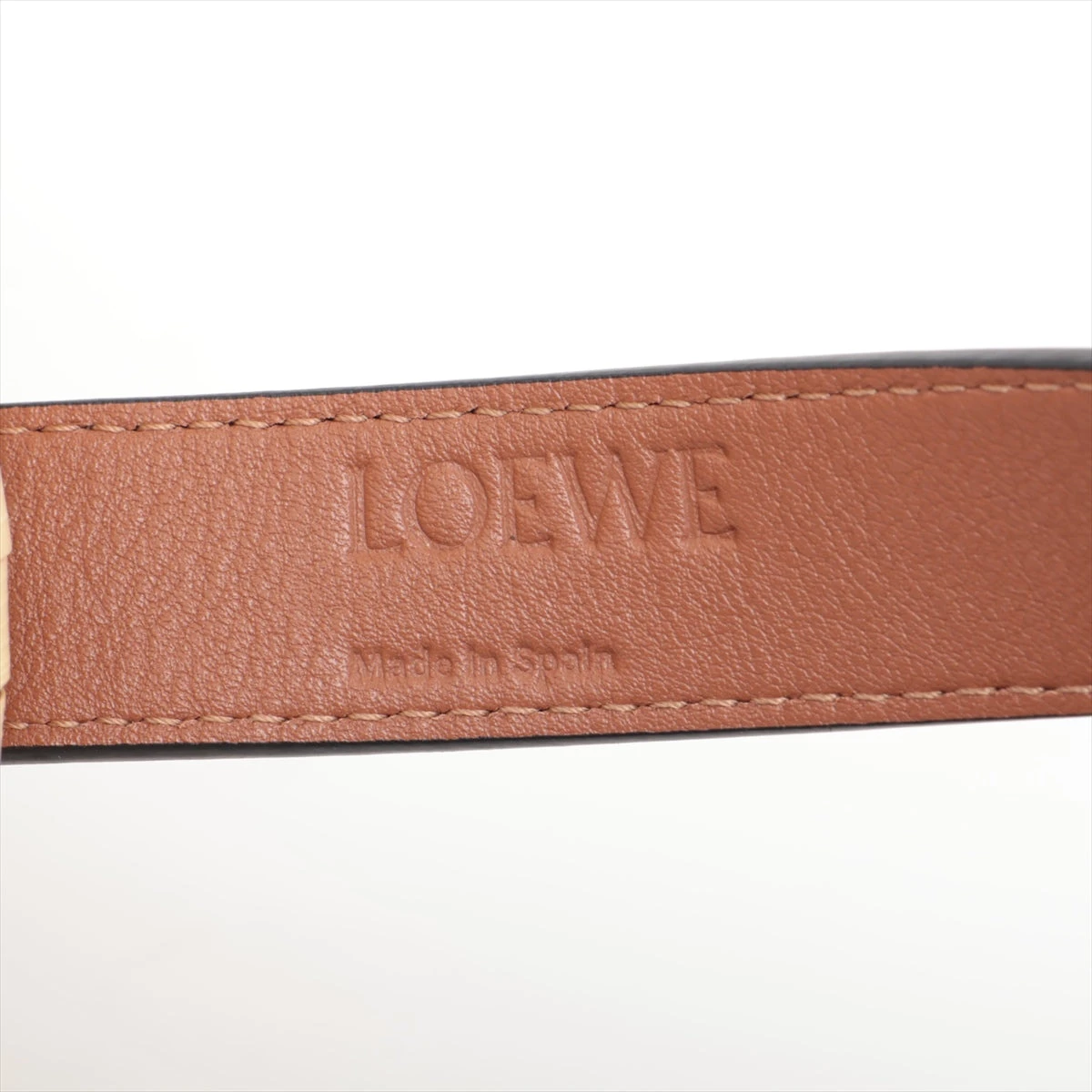 新品LOEWE かごバッグ ベージュ/ネイビー LOEWE かごバッグ ベージュ/ネイビー - メルカリ