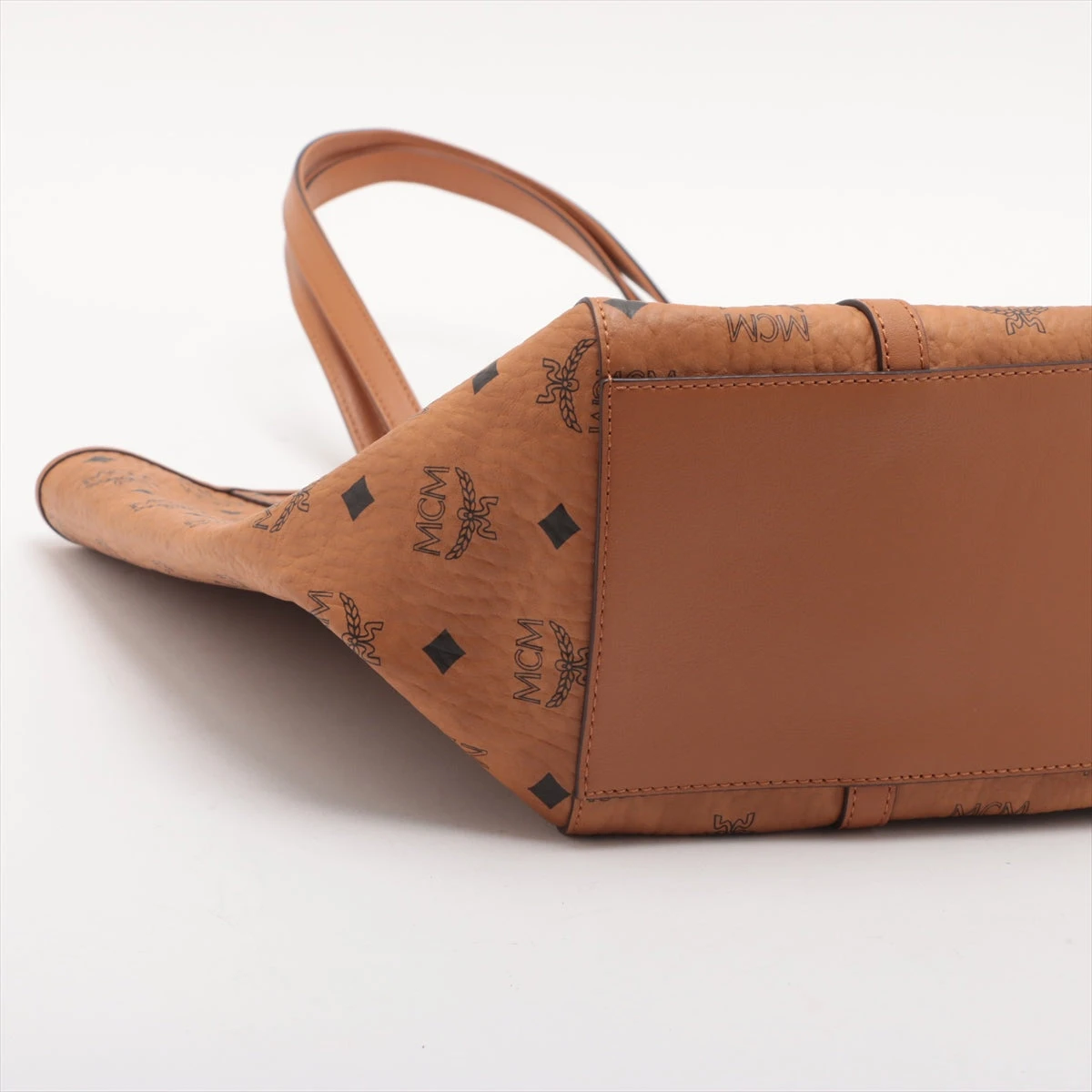 MCM レザー トートバッグ ブラウン A2952224｜中古ブランド品 