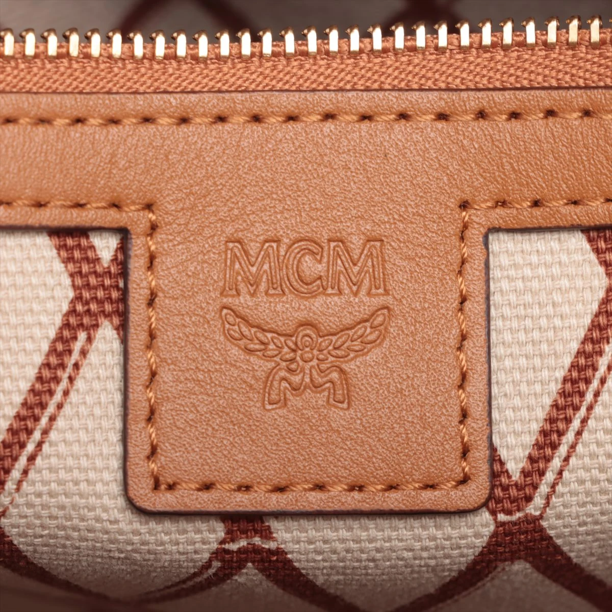 MCM レザー トートバッグ ブラウン A2952224｜中古ブランド品 