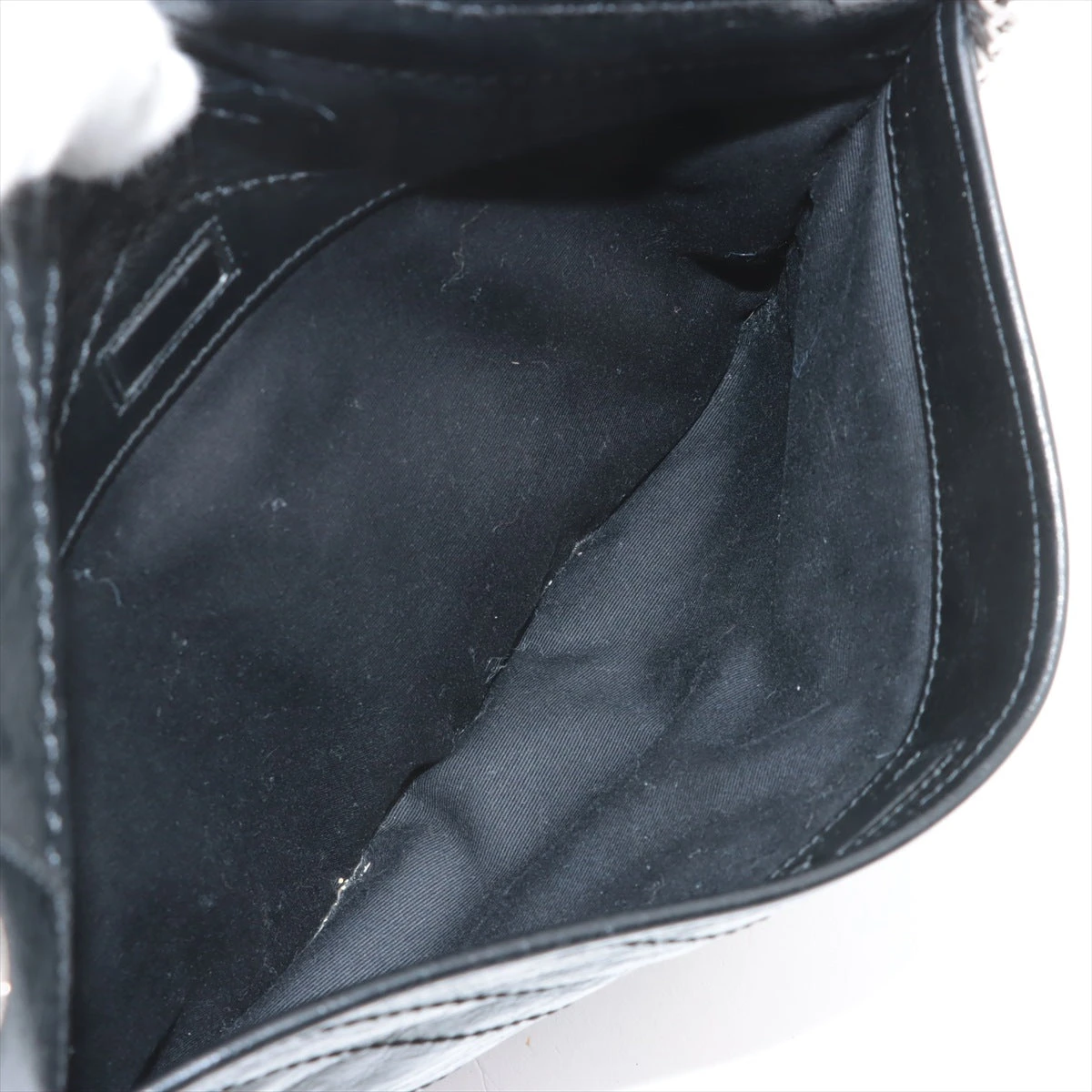 サンローランパリ ニキ レザー チェーンショルダーバッグ