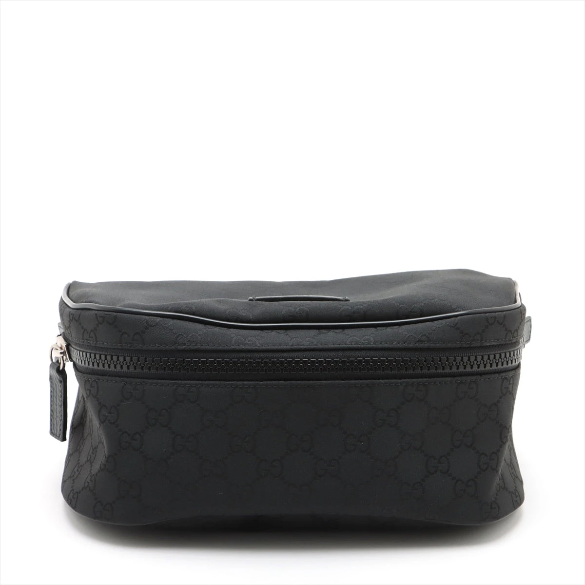 Gucci 黒 ナイロン レザー ボディバッグ