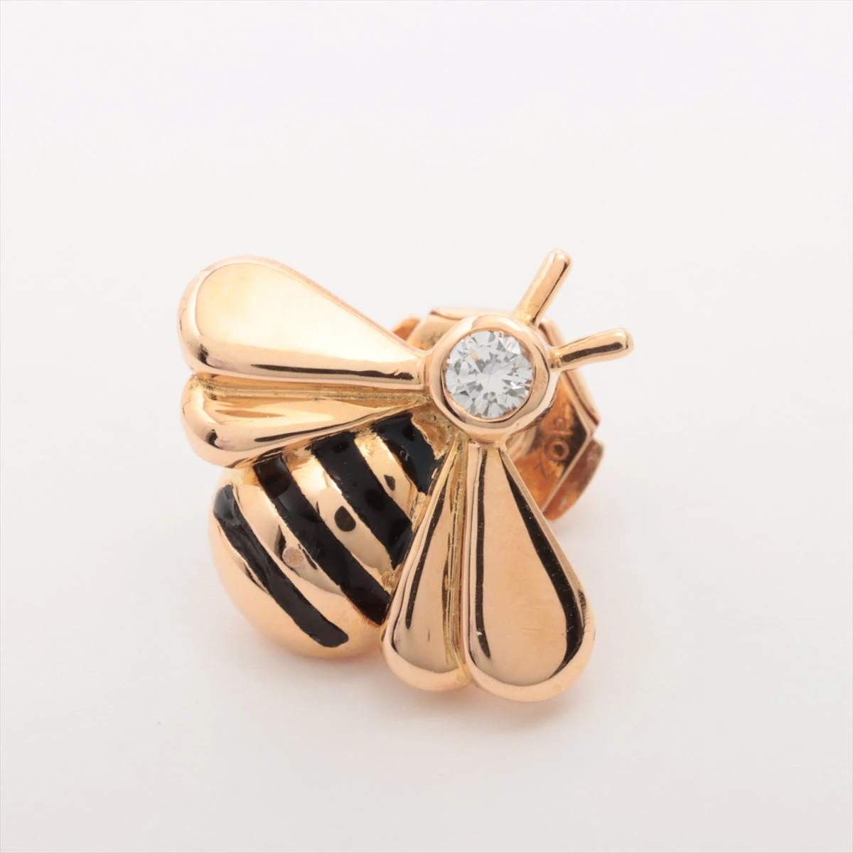 カルティエ ダイヤ ブローチ 750(YG) 3.3g 蜂モチーフ A2968326｜中古