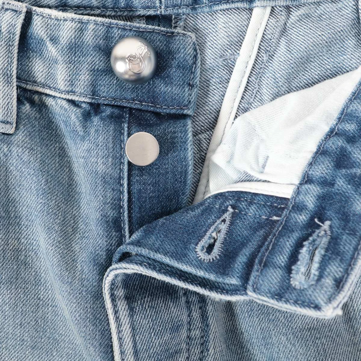 ジルサンダー 24SS コットン デニムパンツ 34 レディース ブルー
