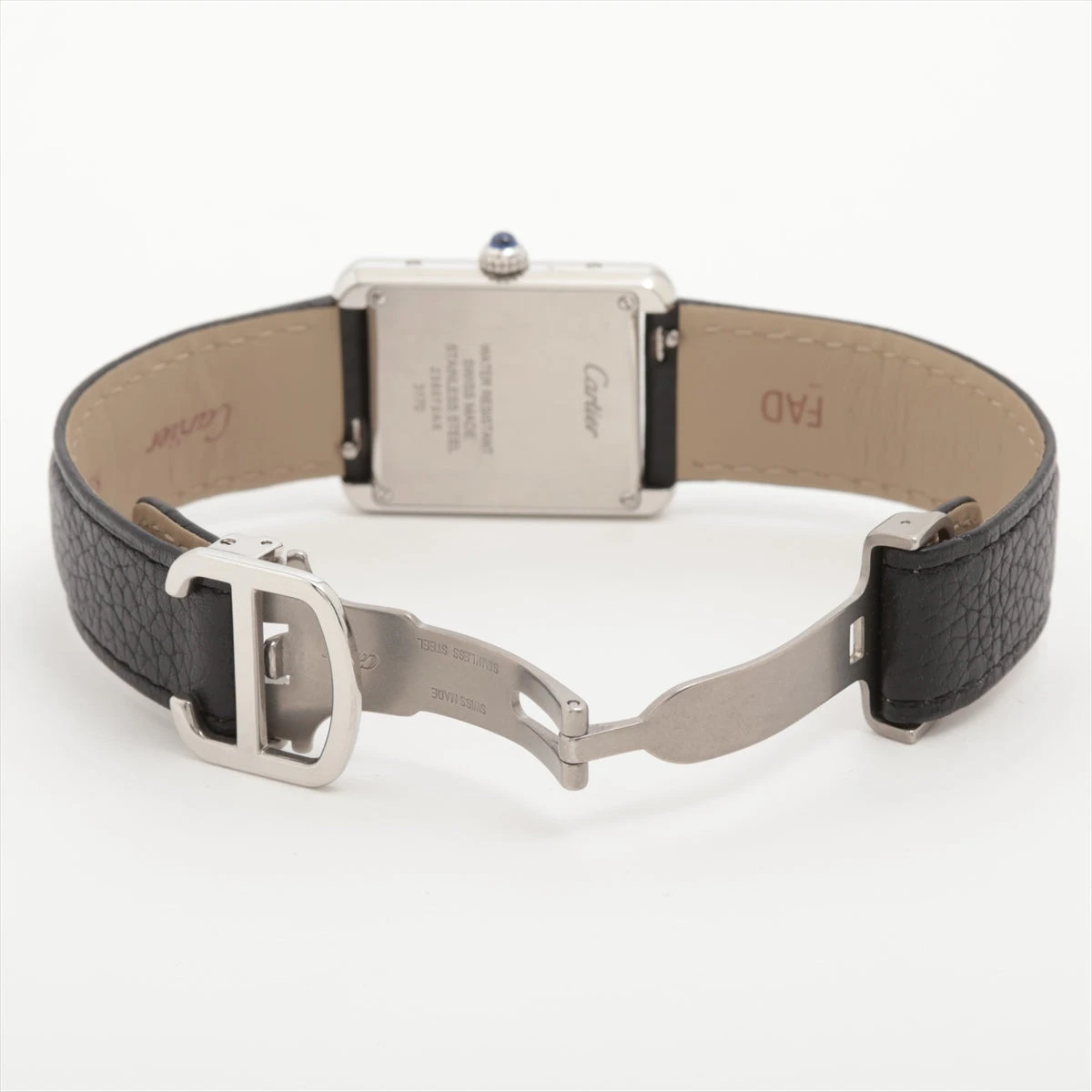 Cartier タンク ソロ WSTA0030 クオーツ 腕時計 SM シルバー文字