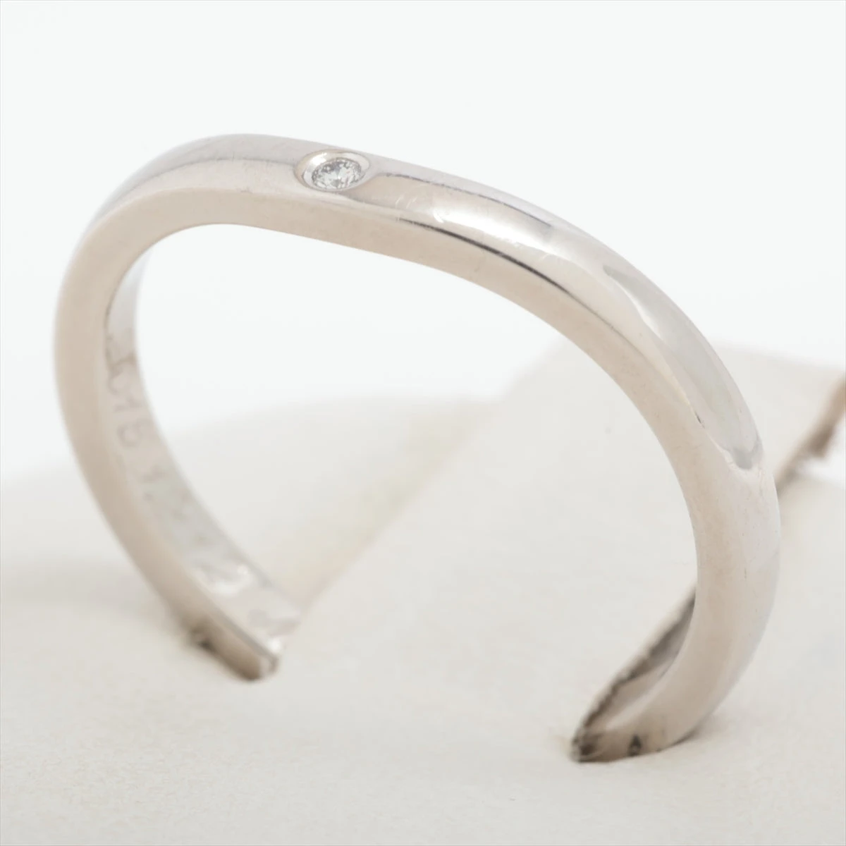 カルティエ ウェディング リング プラチナ950 ダイヤ2P