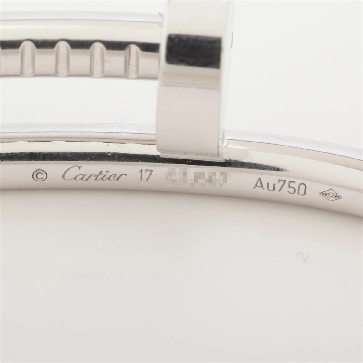 カルティエ ジュストアンクル ブレスレット 750(WG) 34.6g 17