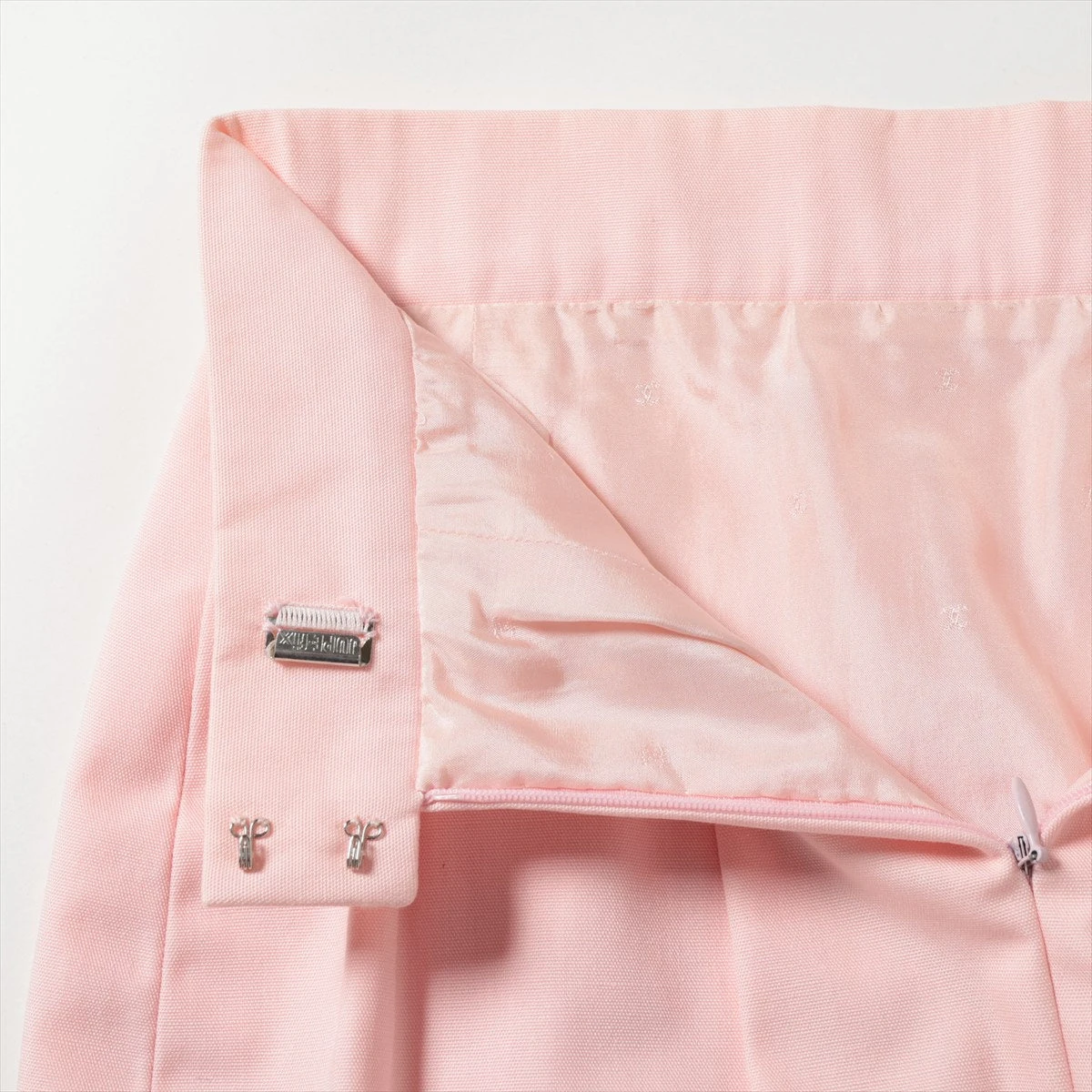 ✨美品✨CHANEL　ココマークボタン　セットアップ　シルク　ロゴ シャネル ココボタン コットン×シルク セットアップ 34 レディース