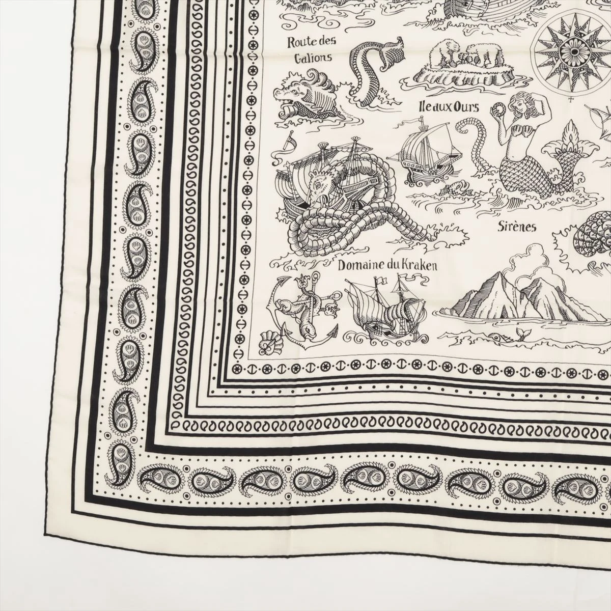 エルメス カレジェアン Tatouages Marins Bandana 船乗りの