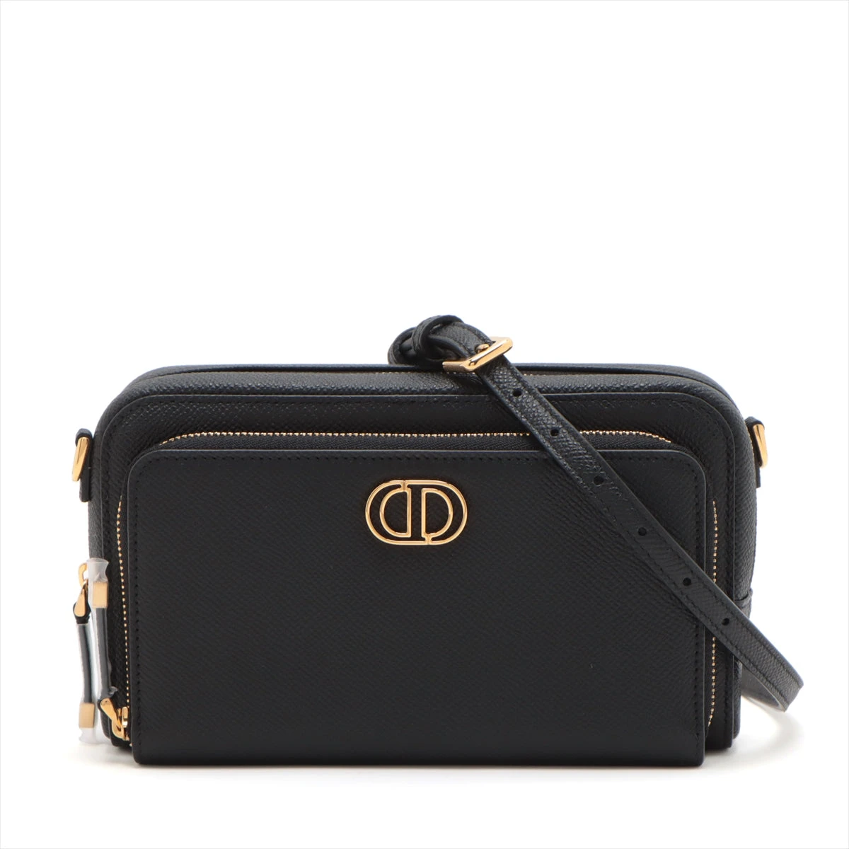Dior ディオール　カロ　ダプルホック クリスチャンディオール カロダブルポーチ レザー ショルダー