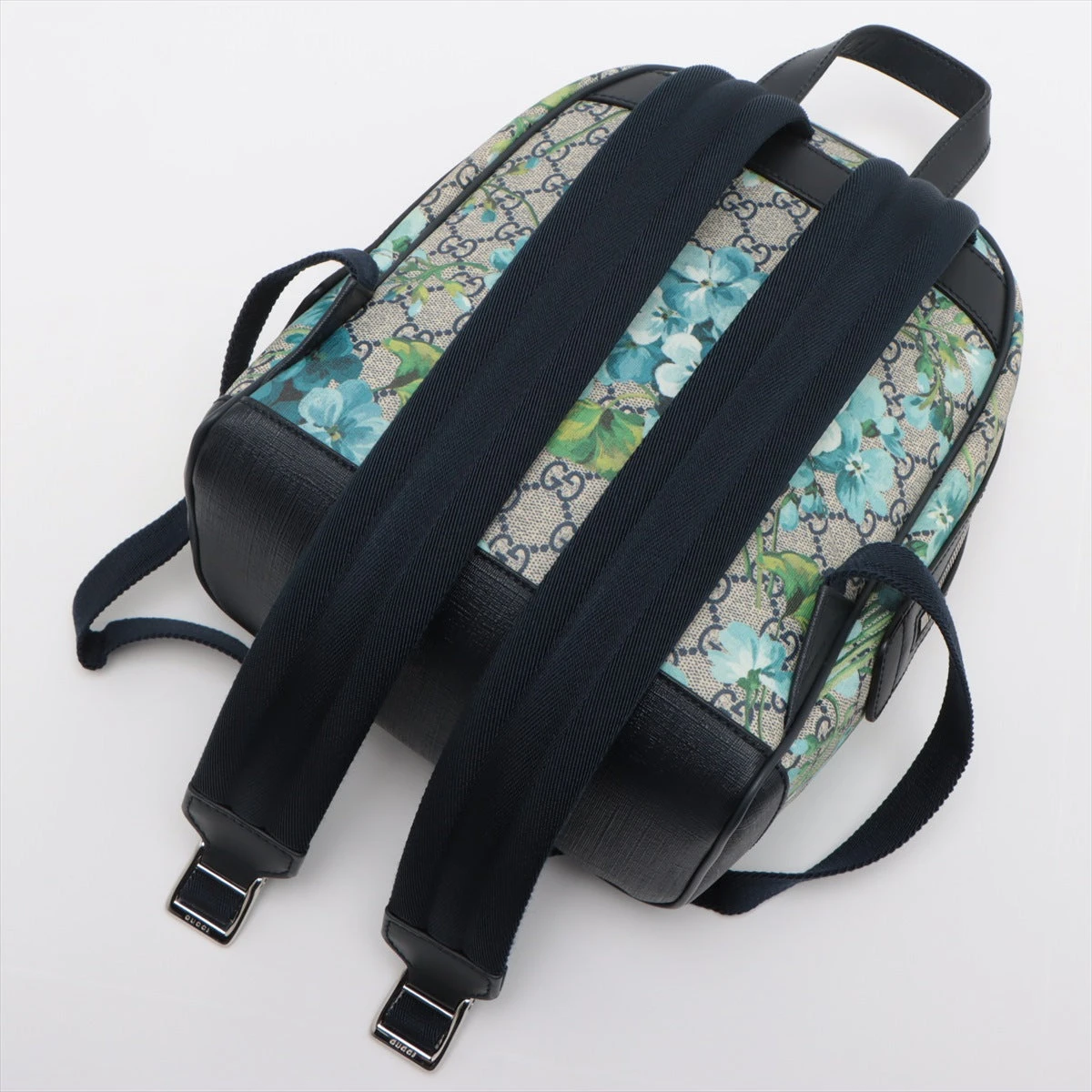 GUCCIブルームス リュック ブルー グッチ GGブルームス リュック ブルー フローラル 花 GUCCI