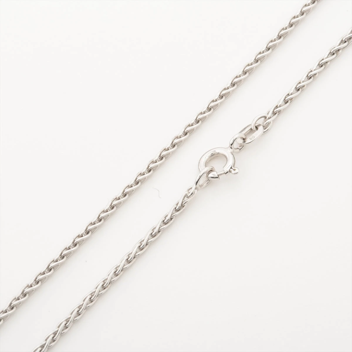 ミキモト ピクウェ コンクパール ダイヤ ネックレス 18K(WG) 13.9g 