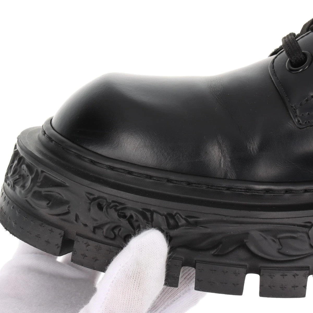 ヴィトン LV バロックライン 22年 レザー レザーシューズ 6 ユニ