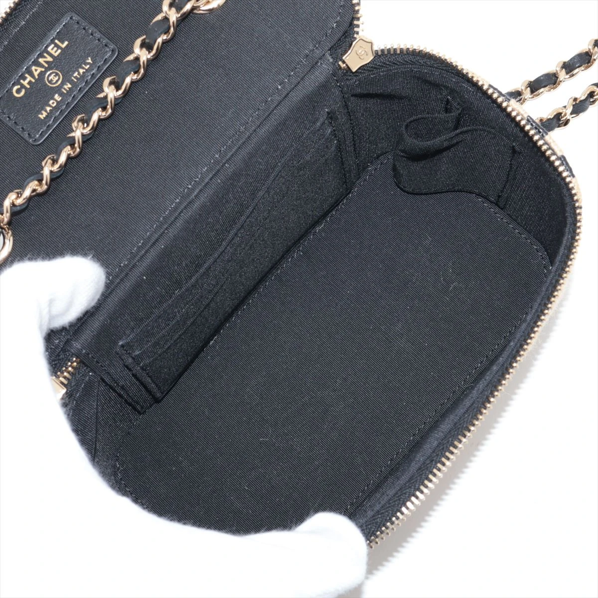 ◆上品カラー♪限定ココマーク◆CHANEL チェーン バニティバッグ CHANEL(シャネル) バニティケースココマークチェーンショルダー