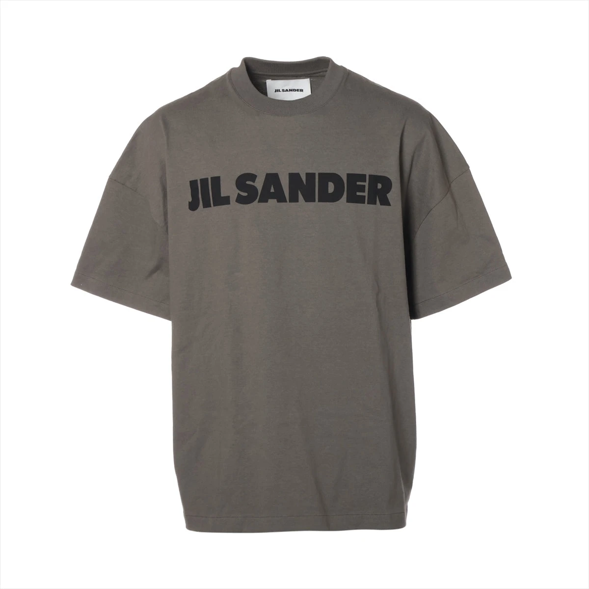 ジルサンダー 24SS コットン Tシャツ L メンズ カーキ J21C0001