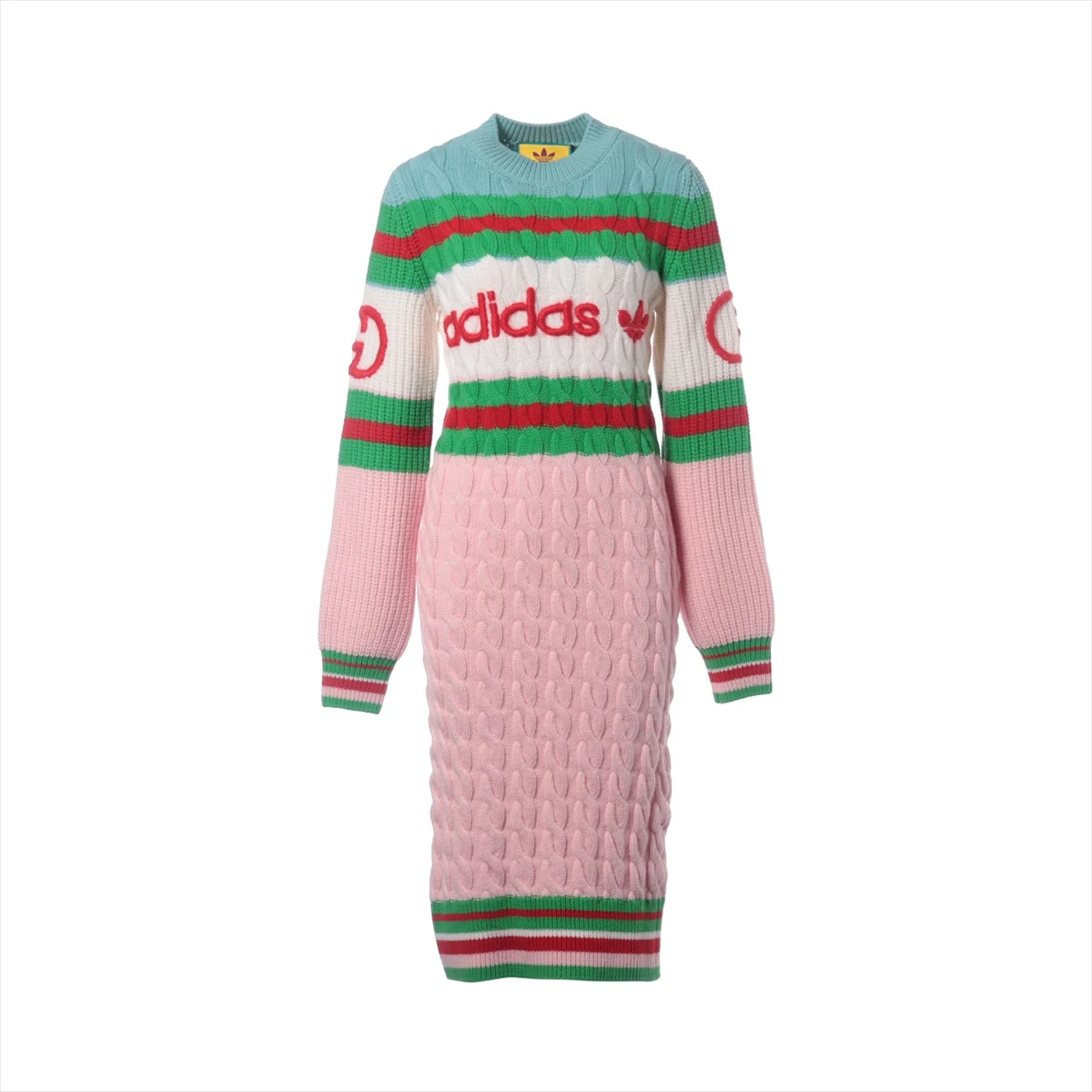 未使用 コラボ GUCCI×ADIDAS ワンピース スウェット ジャージ