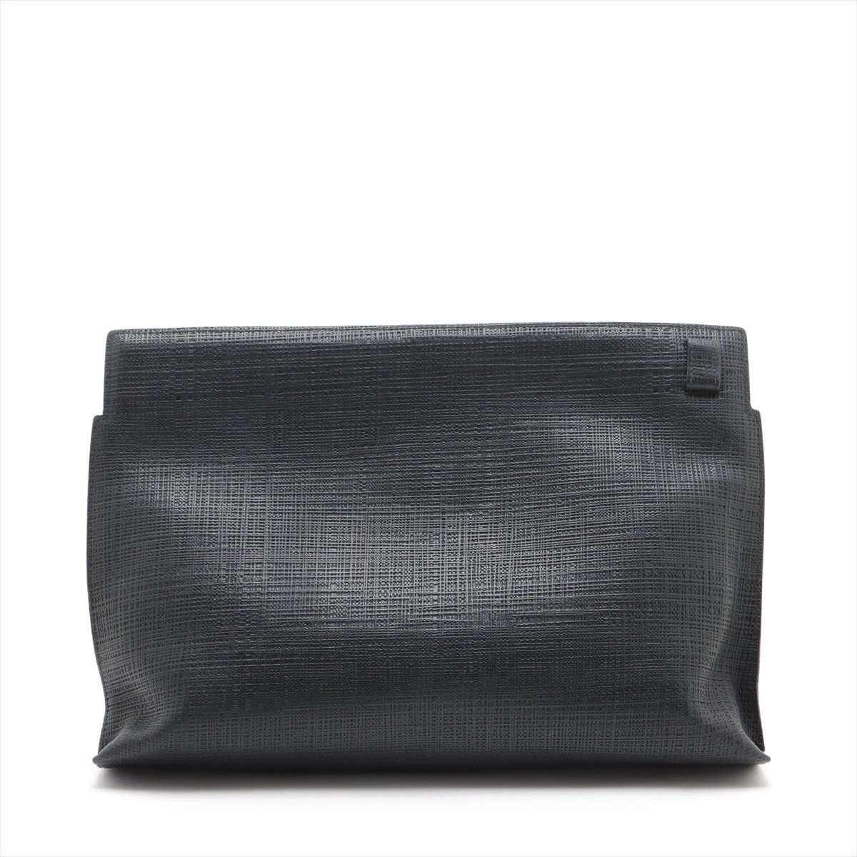 ロエベ レザー ブラック クラッチバッグ ねじれデザイン ロエベ レザー