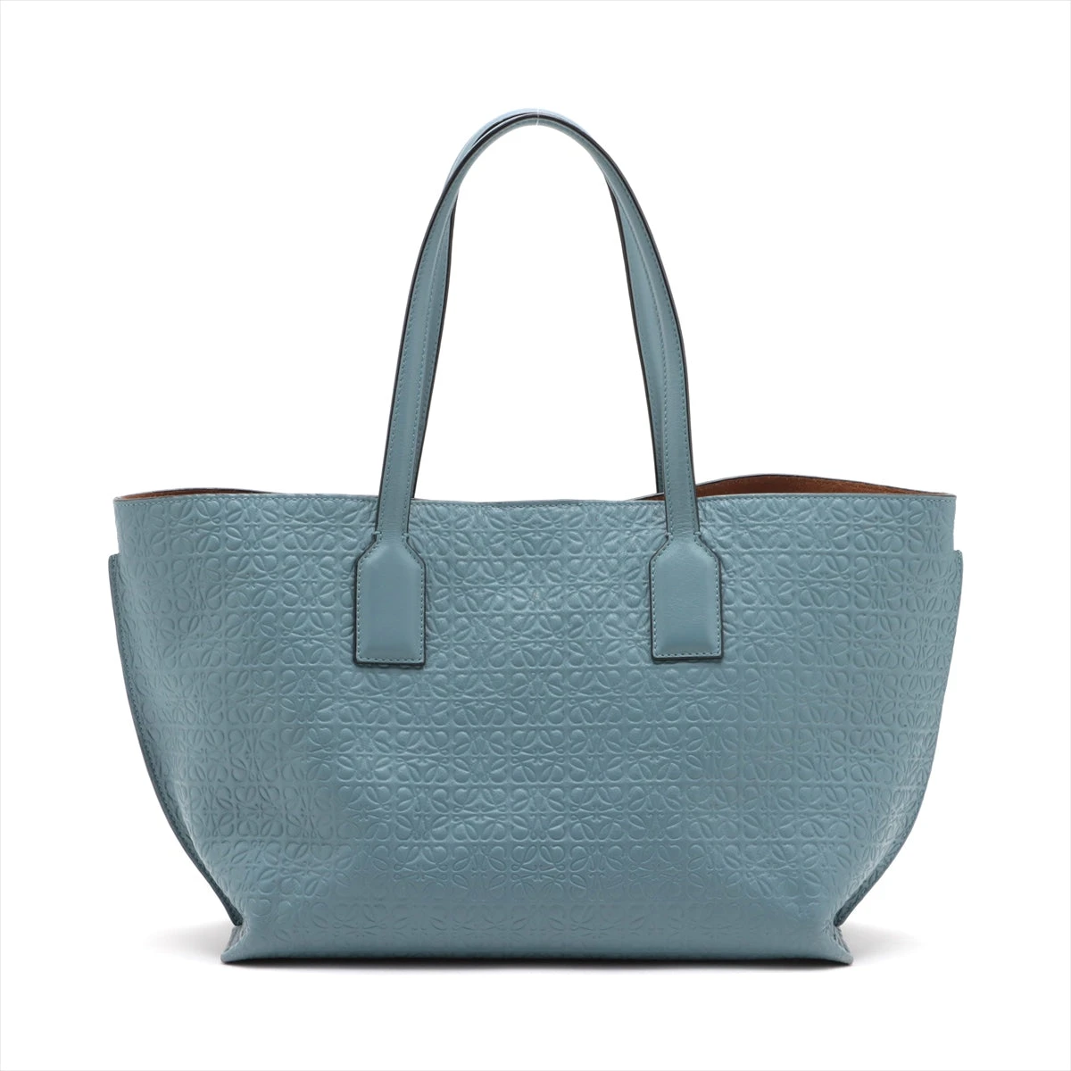 LOEWE Tショッパー リピート アナグラム トートバッグ レザー