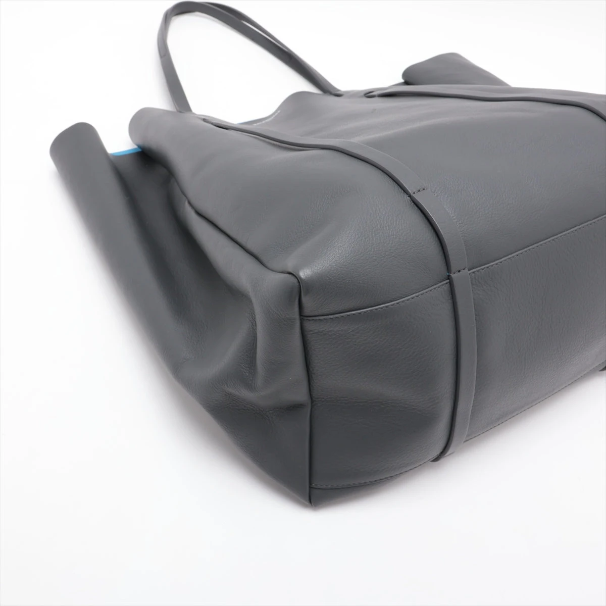 【極美品 A4可】バレンシアガ エブリデイ トートバッグ S レザー グレー BALENCIAGA バレンシアガ エブリデイトートS グレー レザー