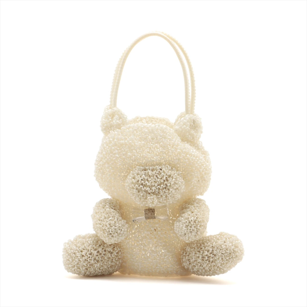 アンテプリマ ワイヤー ハンドバッグ ホワイト ベア A2934779｜中古