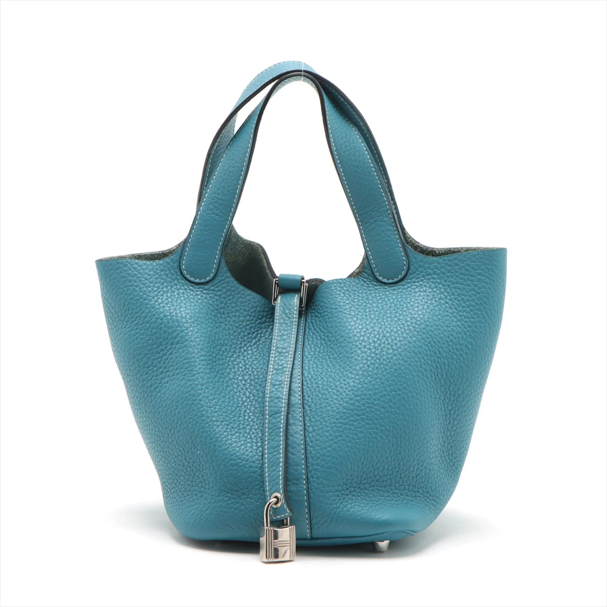【新品同様 /ブルー系 × Silver金具】HERMES ピコタンロック 18 ピコタンロックpm18 HERMES エルメス シルバー金具