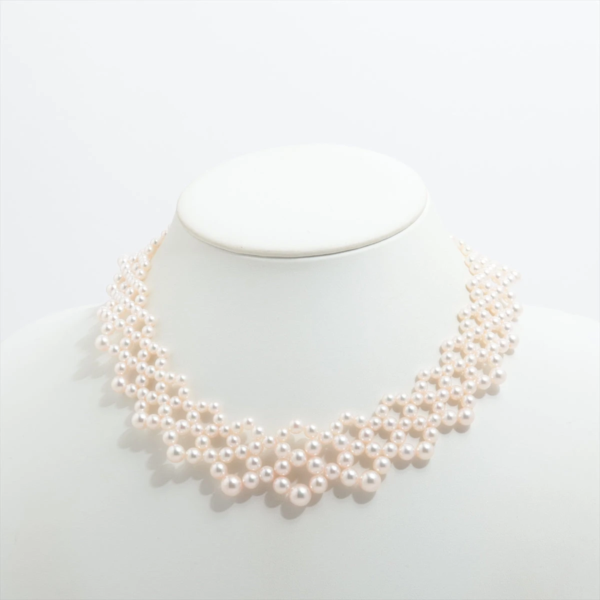 ミキモト パール ネックレス K18(YG) 総45.6g 約3.5mm～7.5mm A2874631