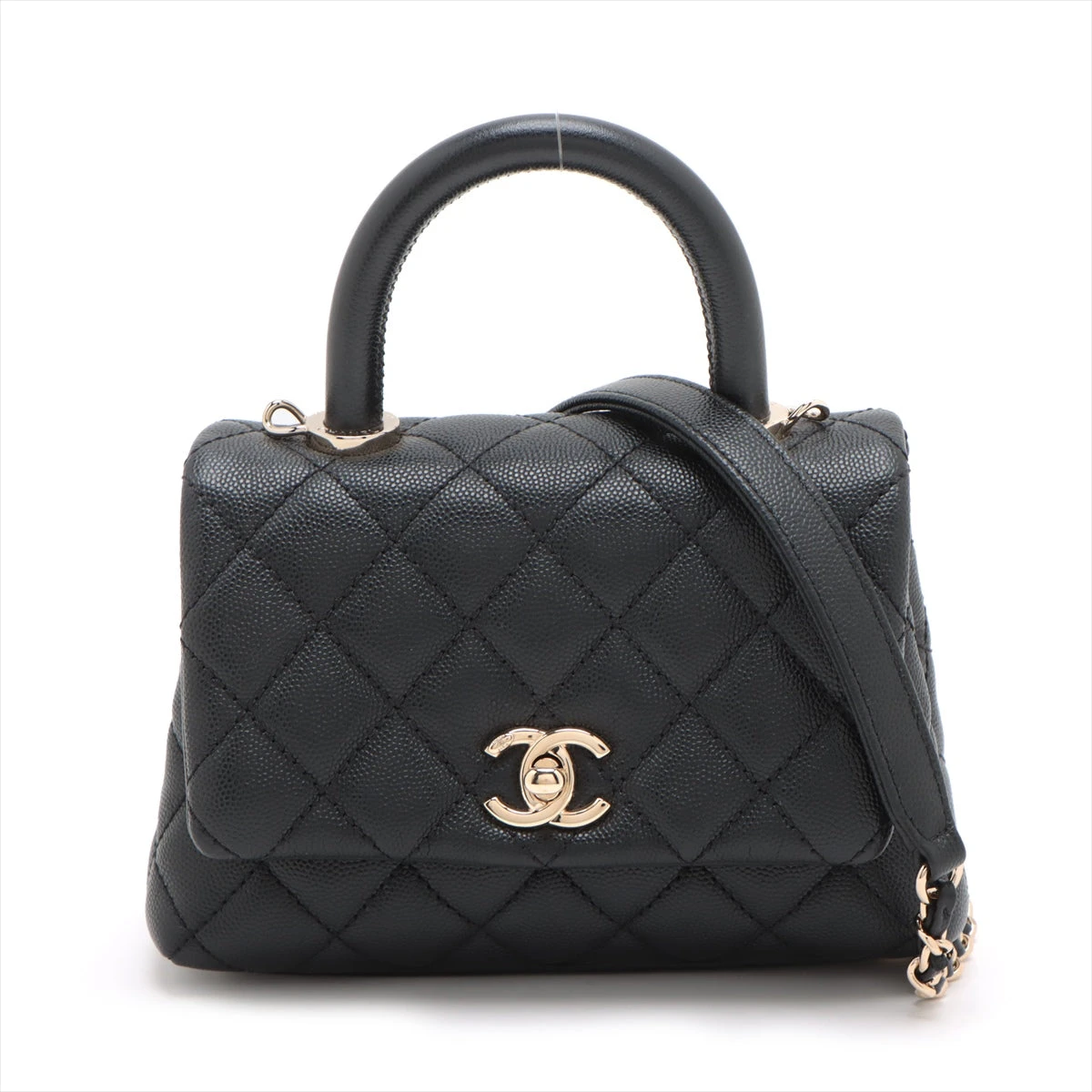 CHANEL　ココハンドル CHANEL シャネル ココハンドル 2WAY ゴールド金具 ハンドバッグ