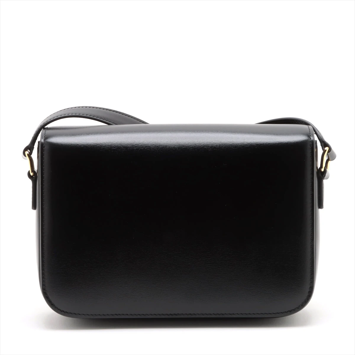 未使用級✨CELINE セリーヌ　トリオンフ　ショルダーバッグ　ブラック　レザー CELINE セリーヌ トリオンフ ショルダーバッグ レザー ブラック