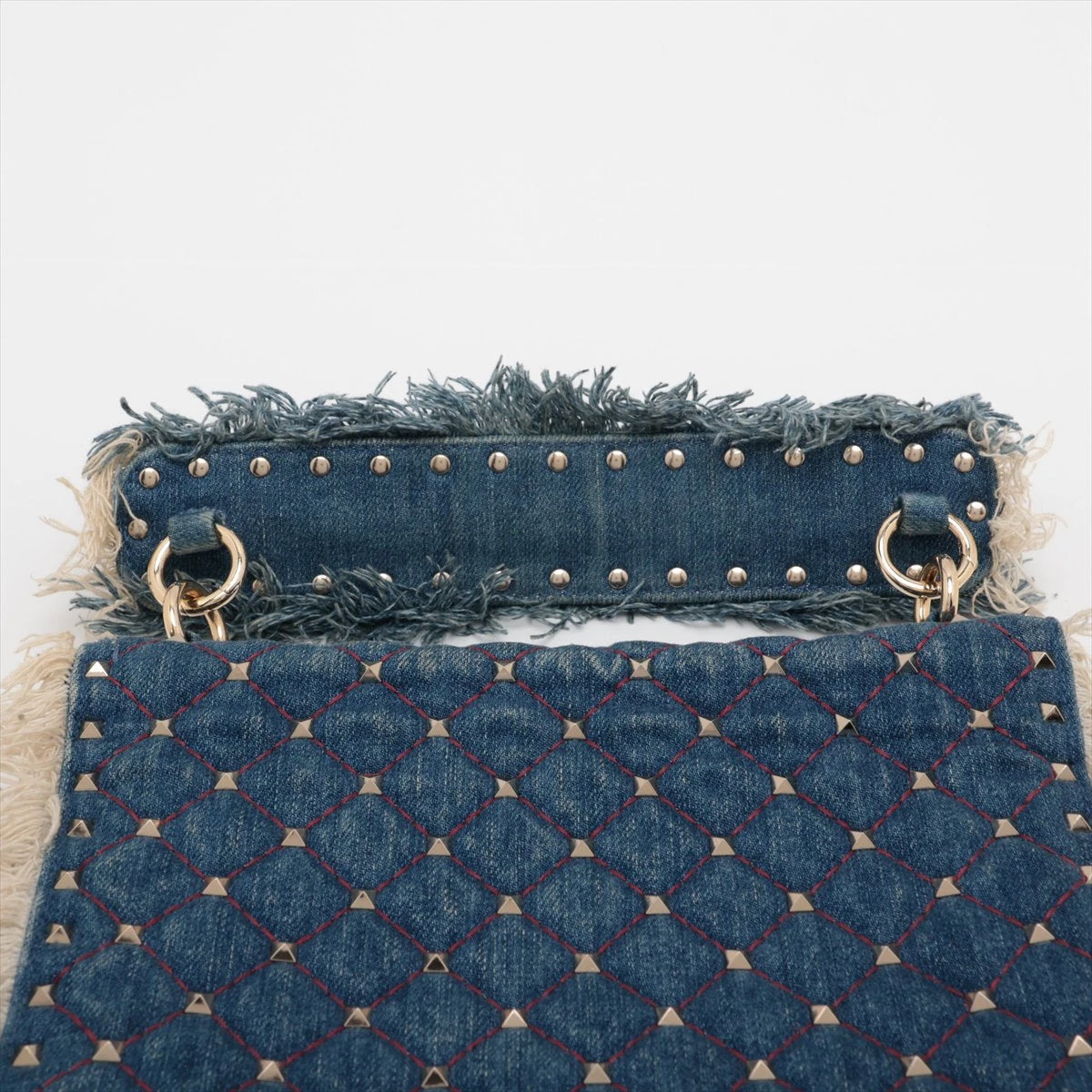 ヴァレンティノガラヴァーニ ローマンスタッズ デニム 2WAY