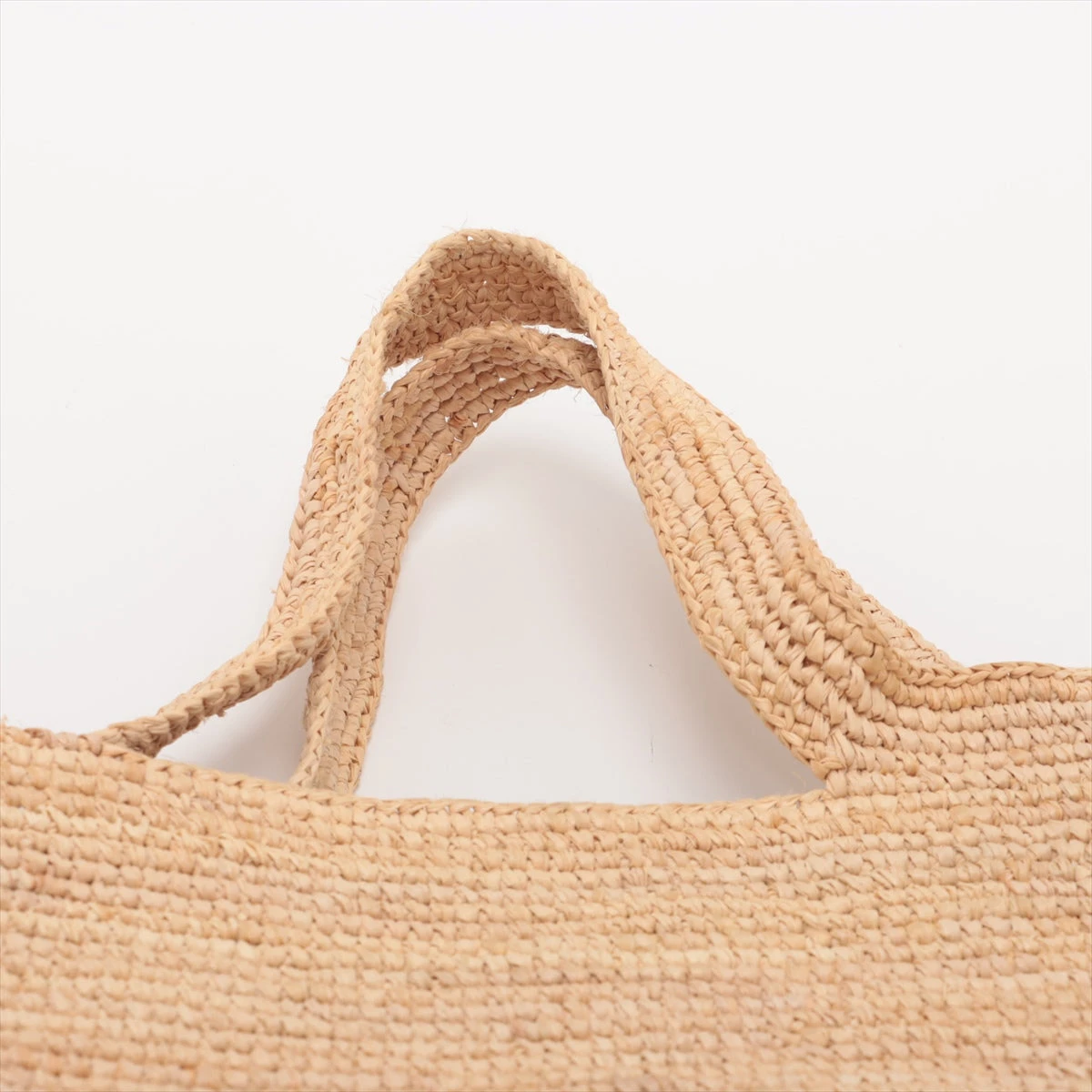 LOEWE 美品/ ロエベ ラフィア 2WAY スリットバッグ ショルダー