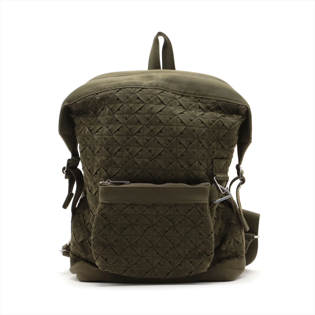 ボッテガヴェネタ キャンバス バックパック/リュック カーキ A2963408