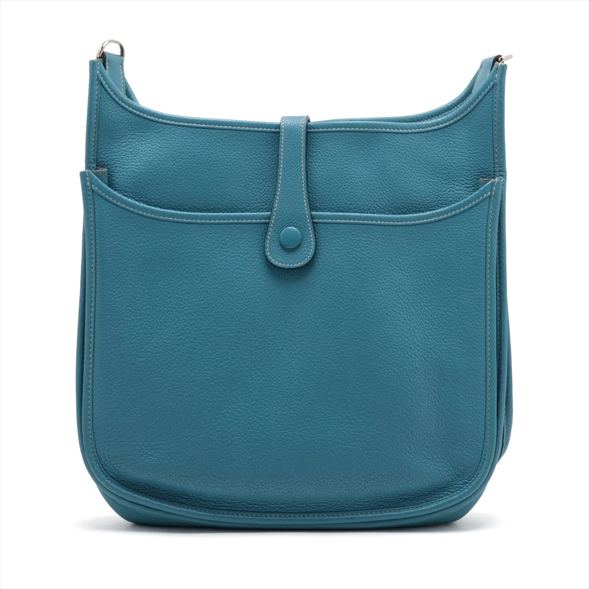 エルメス エブリン3 33 GM トリヨンクレマンス ブルージーン シルバー