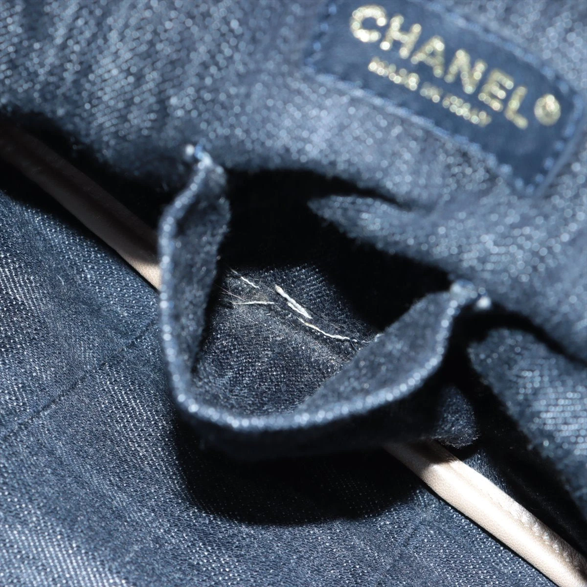 【希少デザイン】 シャネル 長財布 ドーヴィル ラウンドファスナー デニム CHANEL DEAUVILLE(シャネル ドーヴィル) 財布・小物(レディース