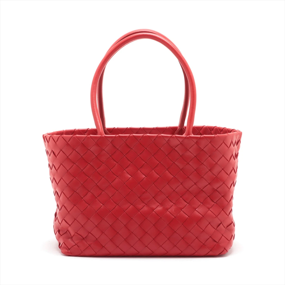 ボッテガヴェネタ イントレチャート ショルダーバッグ トートバッグ レッド