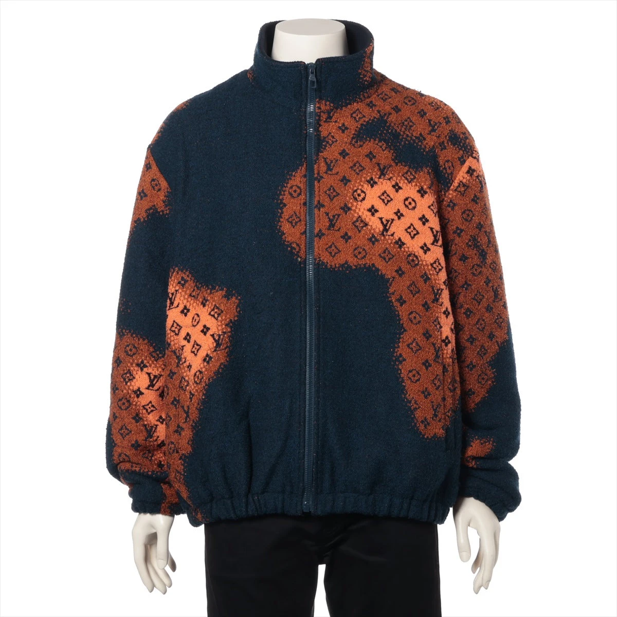 ルイヴィトン 20AW ナイロン ジャケット ブラック×レッド モノグラム Monogram Reversible Nylon Windbreaker - Men - Ready-to-Wear