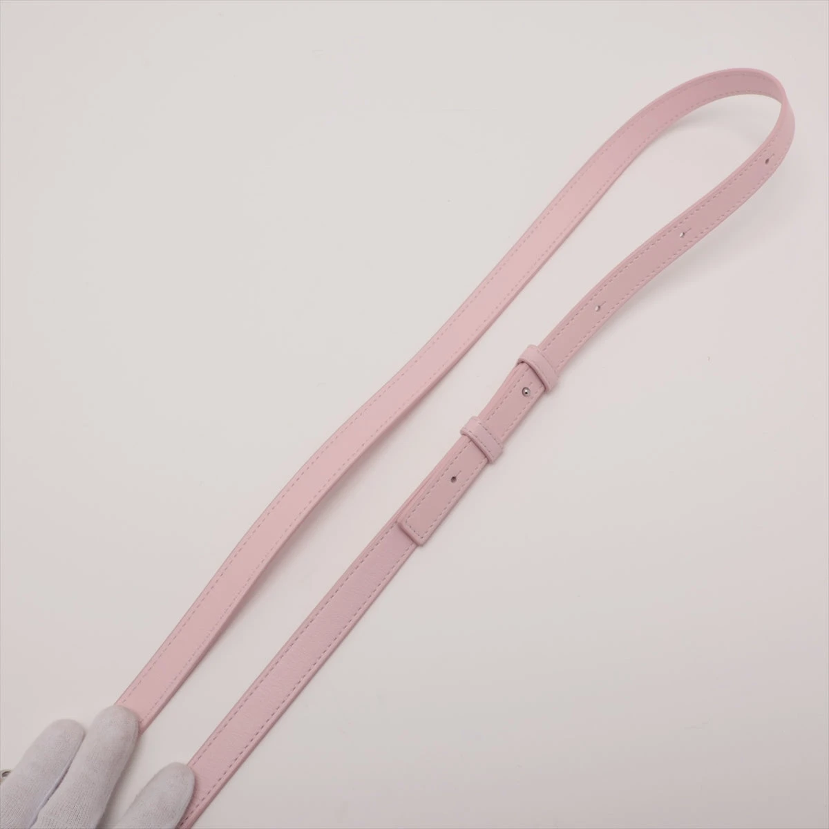 ロエベ ぺブル バケット レザー ショルダーバッグ ピンク