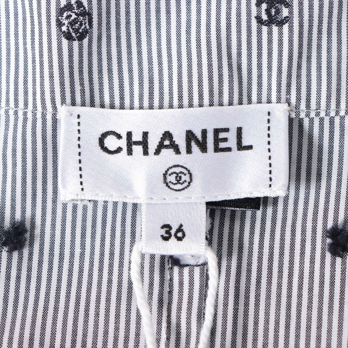 CHANEL サイズ　36　グレー Chanel Grey & Black CC Logo Runners – Savonches