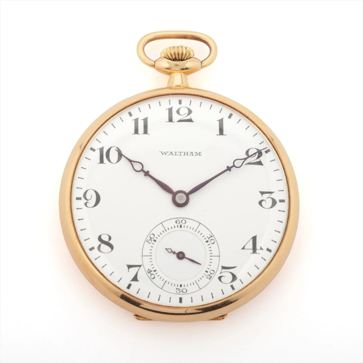 ウォルサム YG 手巻き 白文字盤 社外刻印有 A2969307｜中古ブランド品 