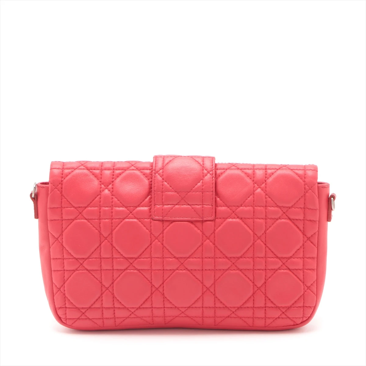 クリスチャンディオール ショルダーバッグ カナージュ パテントレザー ピンク 桃 DIOR カナージュ パテントレザー ショルダーバッグ ピンク 美品