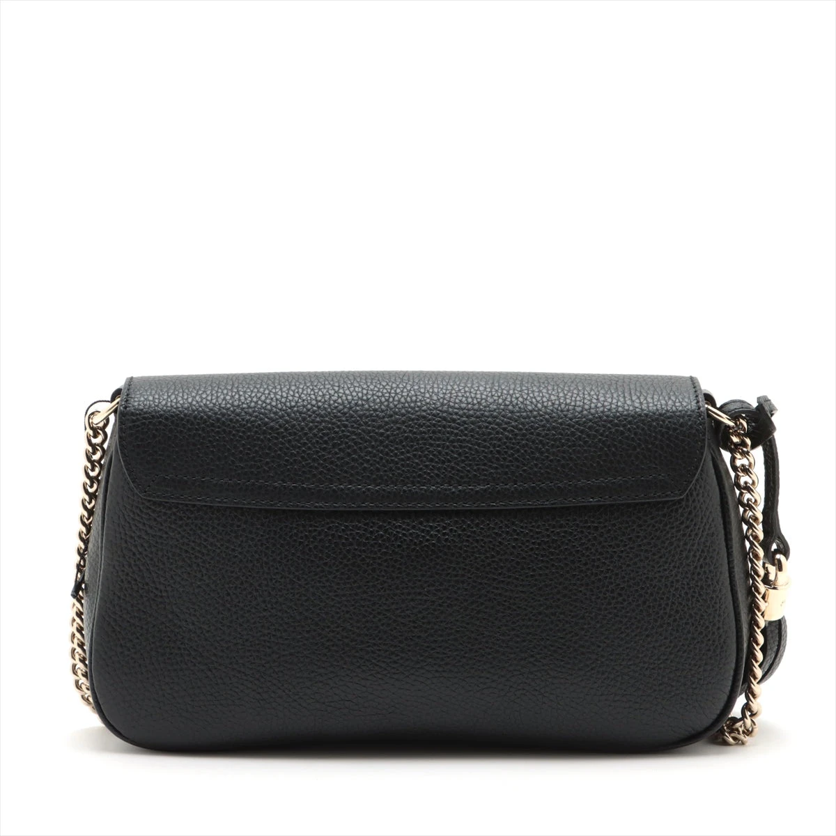 【良品】オールドグッチ インターロッキング　クラッチバッグ　ブラック GUCCI(グッチ) / OLD/インターロッキングG/クラッチバッグ