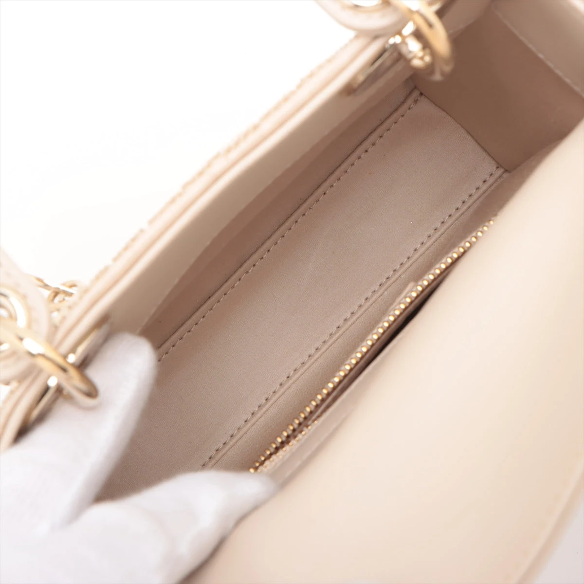 美品　クリスチャンディオール　ビジュー　ジュエリー　スエード×レザー　ベルト Christian Dior 【5hb1077-h】クリスチャンディオール 三つ折り