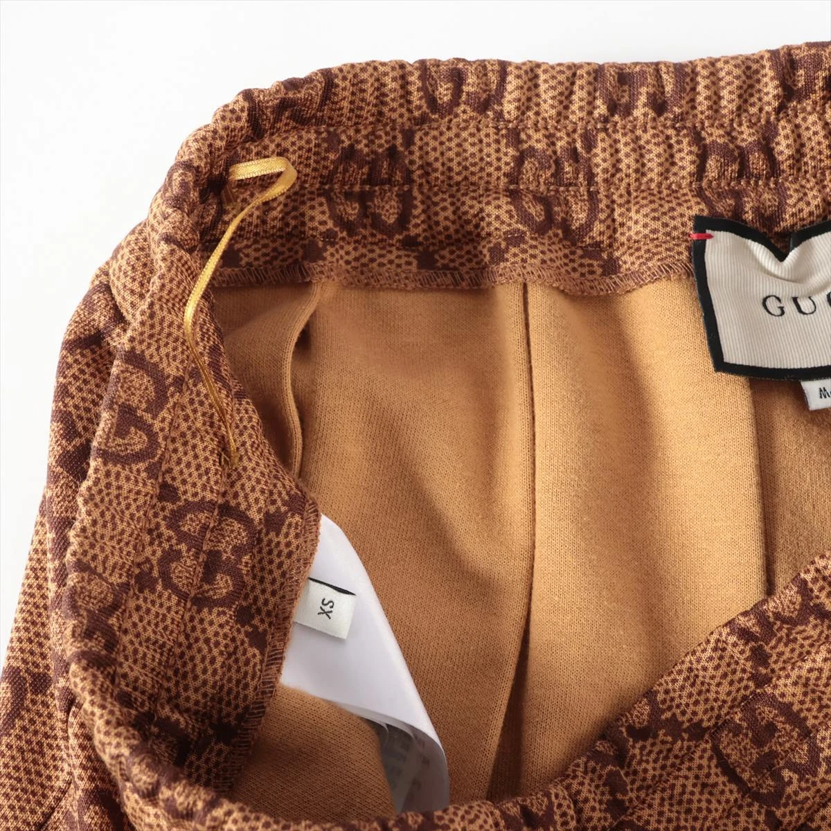 GUCCI スカート 526514 グッチ ポリエステル スカート XS レディース ブラウン 526514